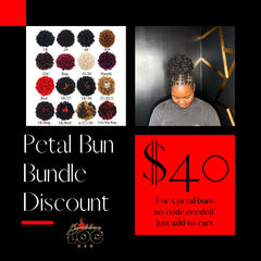 Bibbins Loc Bar - Petal Buns